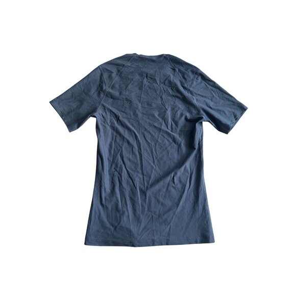 LULULEMON Men's Blue Gray Tech T Shirt Size Medium - Picture 2 of 10